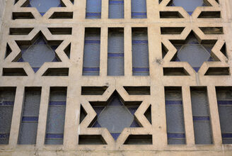 Star of David on synagogue