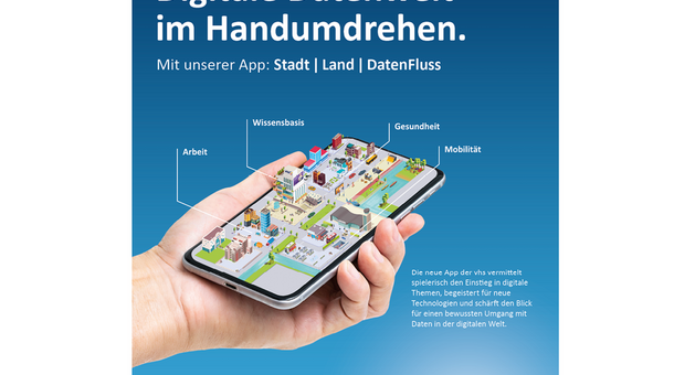 Poster zur App Stadt | Land | DatenFluss, A1