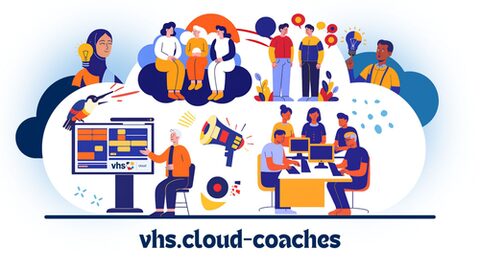 Illustration der Mission der vhs.cloud-Coaches